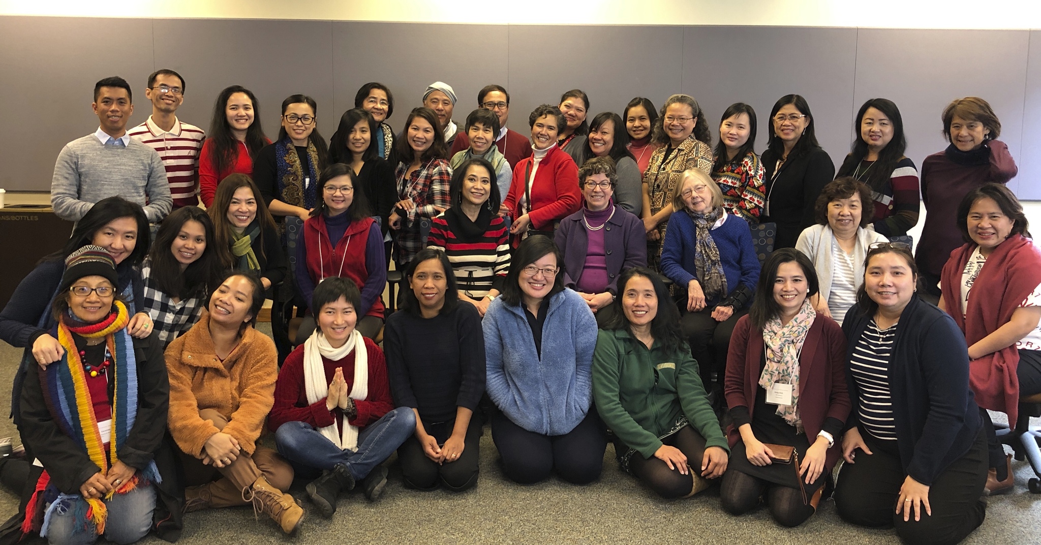 SEALC participants at an early workshop.